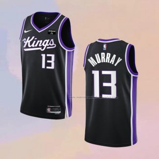 Camiseta Sacramento Kings Keegan Murray NO 13 Icon 2023-24 Negro