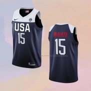 Camiseta USA Kemba Walker 2019 FIBA Basketball World Cup Azul