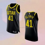 Camiseta Utah Jazz Kelly Olynyk NO 41 Statement Autentico 2022-23 Negro