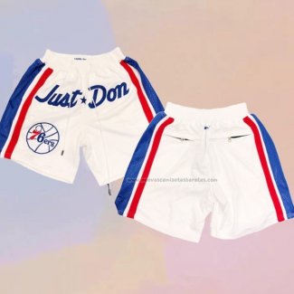 Pantalone Philadelphia 76ers Just Don Blanco