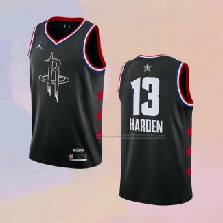 Camiseta All Star 2019 Houston Rockets James Harden NO 13 Negro