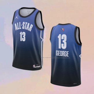 Camiseta All Star 2023 Los Angeles Clippers Paul George NO 13 Azul