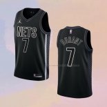 Camiseta Brooklyn Nets Kevin Durant NO 7 Statement 2022-23 Negro