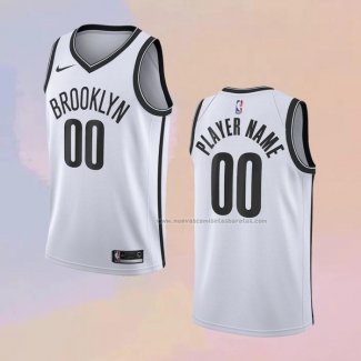 Camiseta Brooklyn Nets Personalizada Association 2020-21 Negro