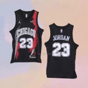 Camiseta Chicago Bulls Michael Jordan NO 23 Fashion Royalty Negro