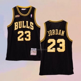 Camiseta Chicago Bulls Michael Jordan NO 23 Mitchell & Ness 1997-98 Negro2