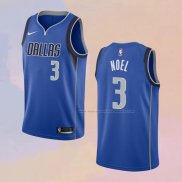 Camiseta Dallas Mavericks Nerlens Noel NO 3 Icon Azul