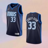 Camiseta Dallas Mavericks Willie Cauley-Stein NO 33 Earned 2020-21 Azul