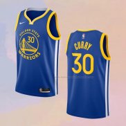 Camiseta Golden State Warriors Stephen Curry NO 30 Icon 2020-21 Azul