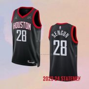 Camiseta Houston Rockets Alperen Sengun NO 28 Statement 2023-24 Negro