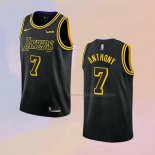 Camiseta Los Angeles Lakers Carmelo Anthony NO 7 Ciudad Negro