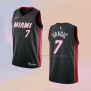 Camiseta Miami Heat Goran Dragic NO 7 Icon 2020-21 Negro