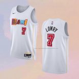 Camiseta Miami Heat Kyle Lowry NO 7 Ciudad 2022-23 Blanco