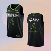 Camiseta Minnesota Timberwolves Jaylen Nowell NO 4 Statement 2022-23 Negro