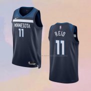 Camiseta Minnesota Timberwolves Naz Reid NO 11 Icon Azul