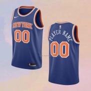 Camiseta New York Knicks Personalizada Icon 2020-21 Azul