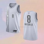 Camiseta Oklahoma City Thunder Paul Watson JR. NO 8 Ciudad 2021-22 Blanco