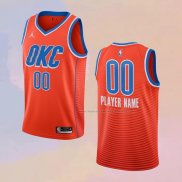 Camiseta Oklahoma City Thunder Personalizada Statement Naranja