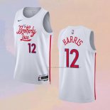 Camiseta Philadelphia 76ers Tobias Harris NO 12 Ciudad 2022-23 Blanco