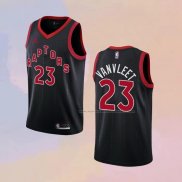 Camiseta Toronto Raptors Fred Vanvleet NO 23 Statement 2020-21 Negro