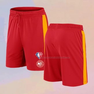 Pantalone Atlanta Hawks 75th Anniversary Rojo