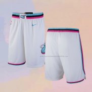 Pantalone Miami Heat Ciudad 2017-18 Blanco