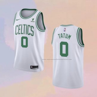 Camiseta Boston Celtics Jayson Tatum NO 0 Association 2021-22 Blanco