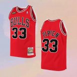 Camiseta Chicago Bulls Scottie Pippen NO 33 1997-98 NBA Finals Mitchell & Ness Rojo