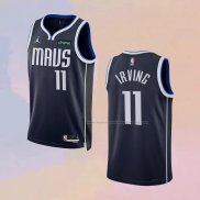 Camiseta Dallas Mavericks Kyrie Irving NO 11 Statement 2022-23 Azul