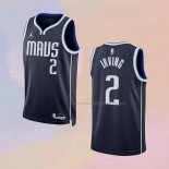 Camiseta Dallas Mavericks Kyrie Irving NO 2 Statement 2022-23 Azul