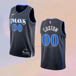 Camiseta Dallas Mavericks Personalizada Ciudad 2023-24 Azul