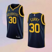 Camiseta Golden State Warriors Stephen Curry NO 30 Statement 2022-23 Azul