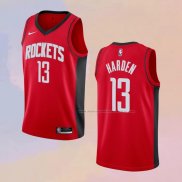 Camiseta Houston Rockets James Harden NO 13 Icon 2020-21 Rojo