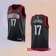 Camiseta Houston Rockets Tari Eason NO 17 Statement 2023-24 Negro