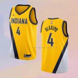 Camiseta Indiana Pacers Victor Oladipo NO 4 Statement 2020-21 Amarillo