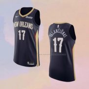 Camiseta New Orleans Pelicans Jonas Valanciunas NO 17 Icon Azul