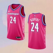 Camiseta Washington Wizards Corey Kispert NO 24 Ciudad 2022-23 Rosa