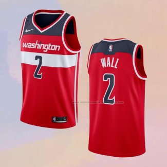 Camiseta Washington Wizards John Wall NO 2 Icon Rojo