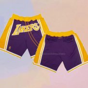 Pantalone Los Angeles Lakers Amarillo Violeta