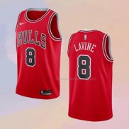 Camiseta Chicago Bulls Zach Lavine NO 8 Icon Rojo