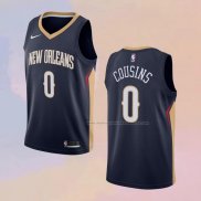 Camiseta New Orleans Pelicans DeMarcus Cousins NO 0 Icon Azul