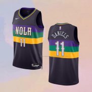 Camiseta New Orleans Pelicans Dyson Daniels NO 11 Ciudad 2022-23 Violeta