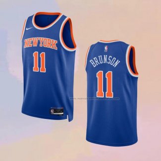 Camiseta New York Knicks Jalen Brunson NO 11 Icon 2022-23 Azul