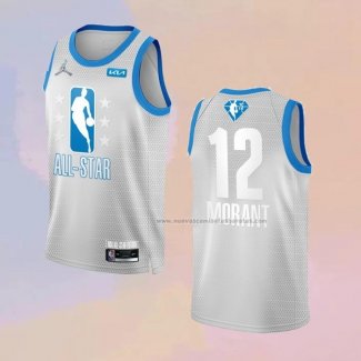 Camiseta All Star 2022 Memphis Grizzlies Ja Morant NO 12 Gris