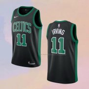 Camiseta Boston Celtics Kyrie Irving NO 11 Statement 2017-18 Negro