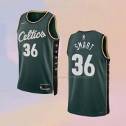 Camiseta Boston Celtics Marcus Smart NO 36 Ciudad 2022-23 Verde