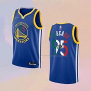 Camiseta Golden State Warriors Juan Toscano-Anderson NO 95 Icon Royal Special Mexico Edition Azul