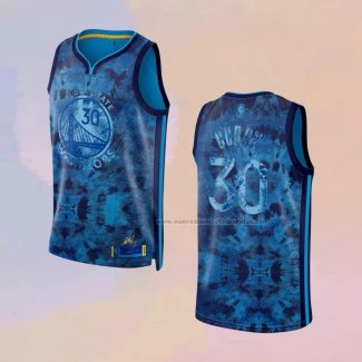 Camiseta Golden State Warriors Stephen Curry NO 30 Select Series 2023 Azul