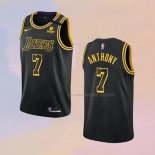 Camiseta Los Angeles Lakers Carmelo Anthony NO 7 Mamba 2021-22 Negro