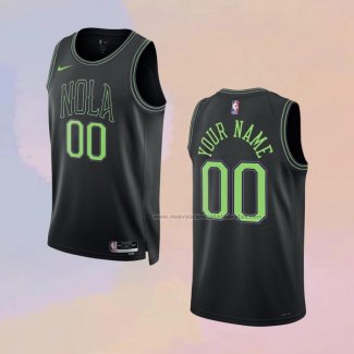 Camiseta New Orleans Pelicans Personalizada Ciudad 2023-24 Negro